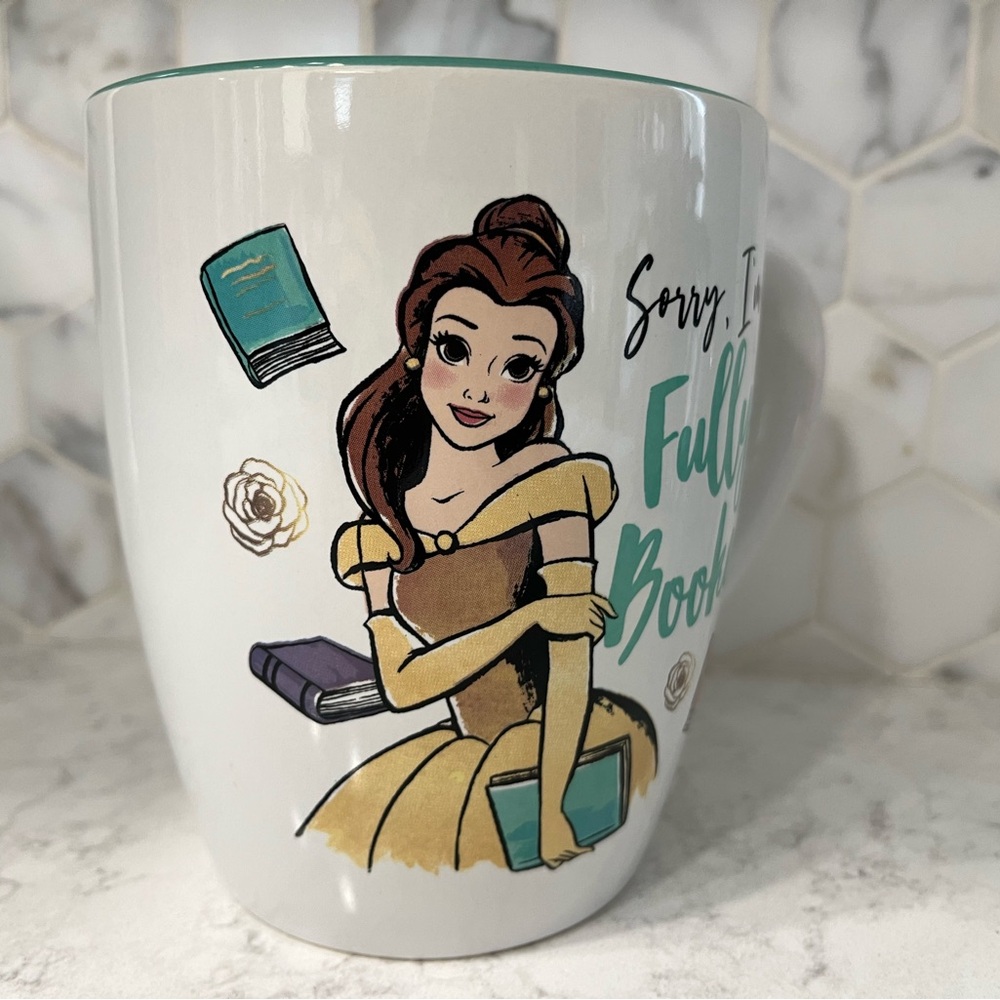 Disney Belle “Sorry, I’m Fully Booked” Mug - Picture 2 of 7